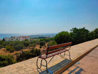 View to Ayia Napa from high hill