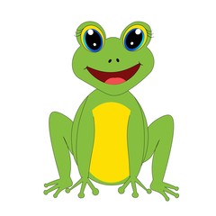 cute frog illustration nursery decor