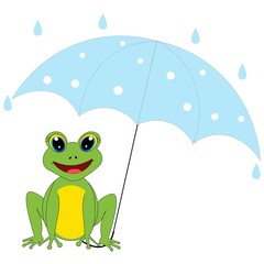 cute frog illustration nursery decor
