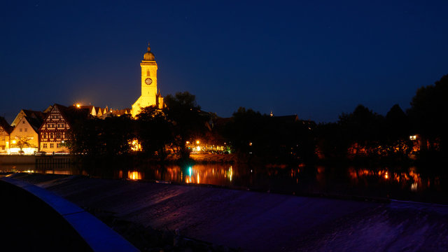 N&uuml;rtingen bei Nacht