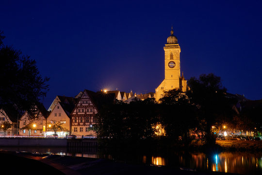 N&uuml;rtingen bei Nacht