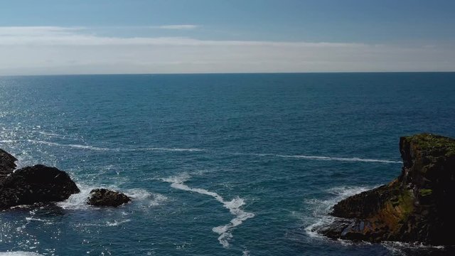 Beautiful coast in Arnarstapi village, Iceland.