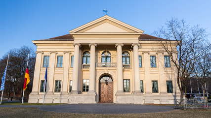 Naklejka premium Front view of the Prinz-Carl-Palais