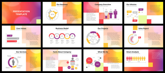 Business presentation templates