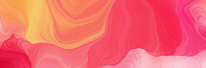 dynamic vibrant colored banner. modern soft curvy waves background design with pastel red, burly wood and sandy brown color