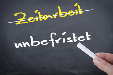 Obraz premium Festanstellung Jobangebot