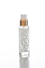 Serum gel or make-up primer in bottle, luxury skincare cosmetics and organic anti-aging product for...