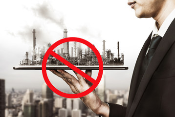 Ban of air pollution from conventional power industry causes problem to world environment such as...