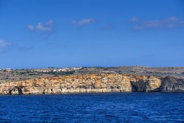 Fototapeta na wymiar Gozo Island Sea View in Malta