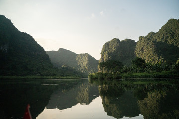 Calm Lake at Ninh Binh Vietnam
