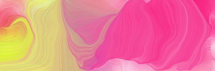 landscape orientation graphic with waves. curvy background design with pale violet red, khaki and tan color