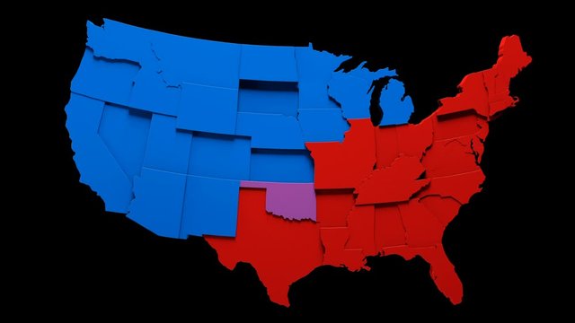 USA election map