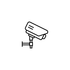 Fixed CCTV, Security Camera Icon Vector. Trendy Flat style for graphic design, Web site, UI. EPS10. - Vector illustration
