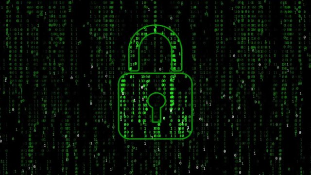 Matrix code background - loop