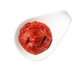 Ketchup Splash or Tomato Sauce Blob Isolated