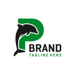 Obraz premium dolphin logo design
