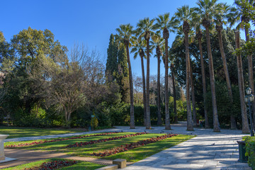 The National garden at Athens, Greece