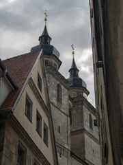 Fototapeta premium church in city cloudy