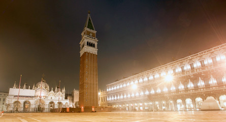 piazza San Marco empty  Venice  Lombardy region  Italy