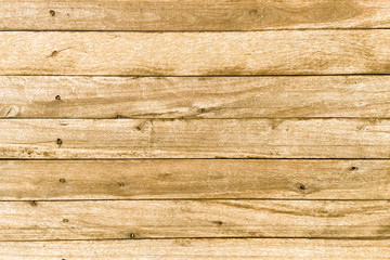 Obraz premium front view of vintage aged brown color wood stripe horizontal backgrounds texture for design as presentation,promote product or banner,ads and web concept