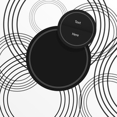 Abstract vector background with circles strips design.