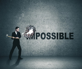 Business and challenge concept.