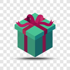gift box icons,vector illustrations,flat icons style on transparent background