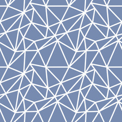 Abstract seamless pattern with white asymmetrical chaotic net
