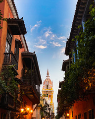 Colonial streets of Cartagena