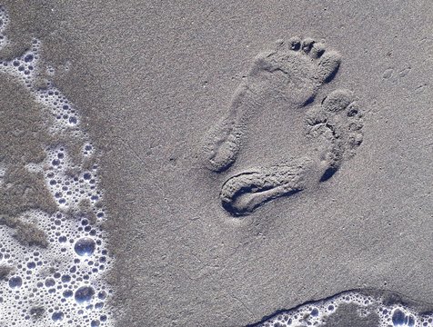 Füße Füsse im Sand