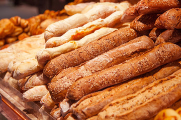 Beautiful sorting of bread products