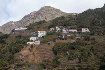 Fototapeta na wymiar La Gomera Valle Gran Rey Kanaren