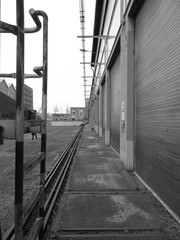 geschlossenes Bahnbetriebswerk