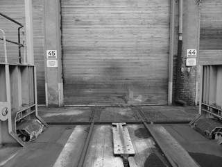 geschlossenes Bahnbetriebswerk