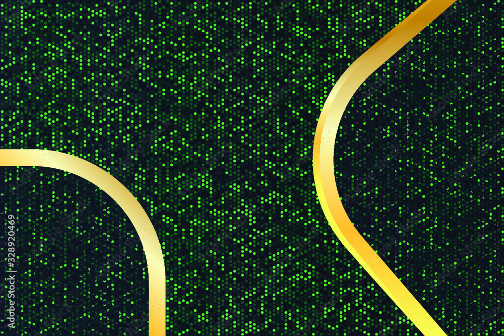 Poster abstract background banner with green circle color creative vector illustration