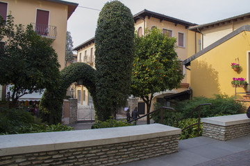 entrance to the house