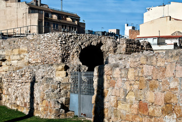exterior del antiguo circo Romano en Tarragona (España)