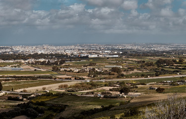 Fototapeta na wymiar Malta from Mdina