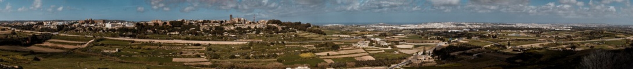 Fototapeta na wymiar Malta from Mdina