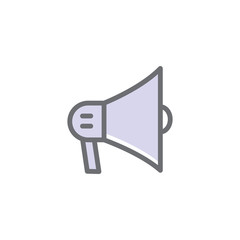 megaphone icon vector design template