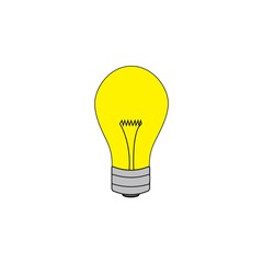 lamp logo icon design