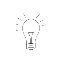 lamp logo icon design