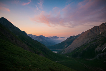 Sunset in the Italian Alps