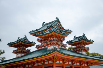 Heian Shrine Kyoto Japan landmark