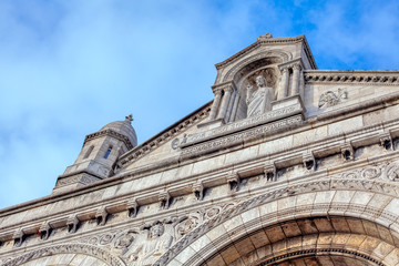 religious statue decoration of the cathedral