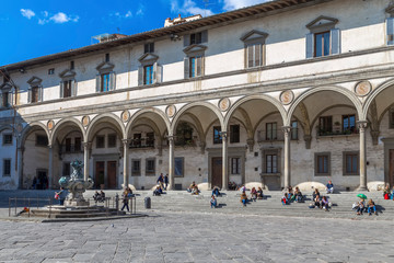 Obraz premium Piazza della Santissima Annunziata