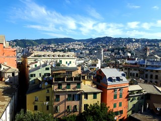 Turin, Italy -03/04/2020: Beautiful caption of the city of Turin in winter days from the city center to the river Po.