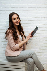 Portrait of attractive business woman in office © ostap_davydiak