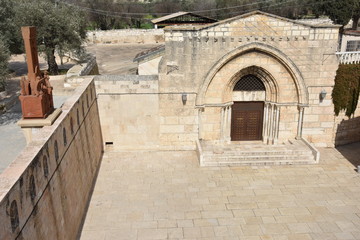 Church of the Sepulchre of Saint Mary, also Tomb of the Virgin Mary, next to the Mount of Olives, in Jerusalem