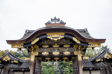 Fototapeta premium Nijo Castle Nijojo in Kyoto Japan 